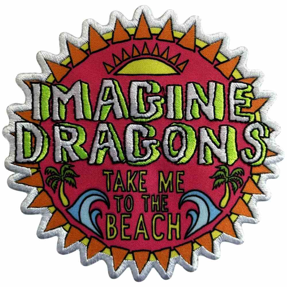Imagine Dragons - Take Me To The Beach Patch - Multicolours